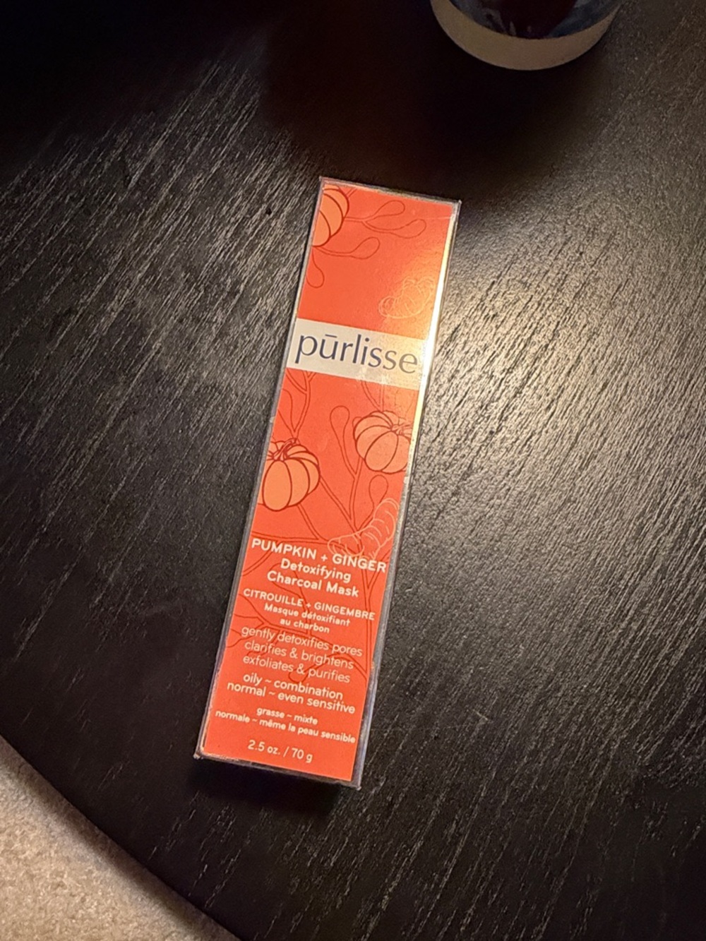 purlisse Orange Pumpkin + Ginger Detoxifying Charcoal Mask